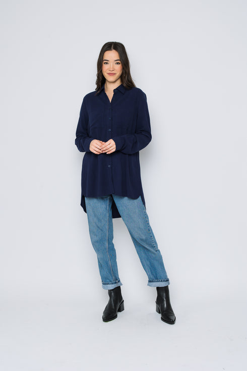 Blaine-Oversize Button-Up